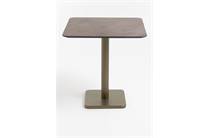 Coco Maison Brest bistrotafel stone rust 75x75cm Goud 